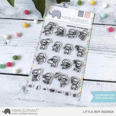 Mama Elephant Clear Stamps - Little Boy Agenda